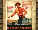 Decision At Sundown DVD | Randolph Scott Western | Region 4 - £8.78 GBP