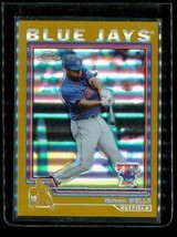 2004 Topps Chrome Gold Refractor Baseball Card #120 Vernon Wells Blue Jays - £13.48 GBP