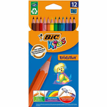 BiC Kids Evolution Coloured Pencils (12pk) - Standard - $30.43