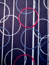1970s Mod VTG Polyester Knit Fabric  Circles Bubbles  - 84Lx65W&quot; Unused ... - $608.81 MXN