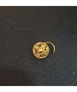14k Sólido Hecho a Mano Oro Nosepin Nosering Tuerca Piercing Regalo Él y... - $81.97 CAD
