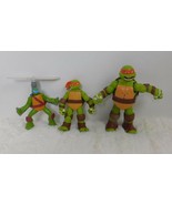 Lot of 3 Ninja Turtles Action Figures Used Viacom 2012 - £7.77 GBP
