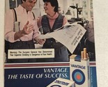 1984 Vantage Cigarettes Vintage Print Ad Advertisement pa19 - £6.32 GBP