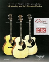 Martin Standard Series OMC-18E GPC DC-35E Aura VT acoustic guitar ad 8x11 print - £3.32 GBP