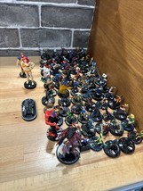 Large Lot of  75 HeroClix - Super Hero’s And More Some Big Most Small Bl... - $49.49