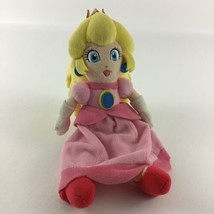 Super Mario Brothers Princess Peach 10&quot; Plush Stuffed Doll Toy Nintendo - £19.80 GBP