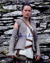 Daisy Ridley Autograph Signed 8” X 10” Star Wars Photo Rey Beckett Cert I71386 - £278.21 GBP