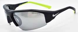 Nike Skylon Ace 22 DV2146 011 Sunglasses Half-Rim Wrap Black / Silver Mirror - £61.71 GBP