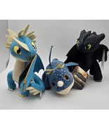 How To Train Your Dragon Plush Set 2025 Toothless Nadder Gronckle 3 Pack... - $94.72 CAD