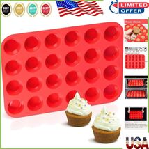 High-Quality 24-Cup Silicone Muffin Pan - For Creative Baking Adventures - $350.07 MXN
