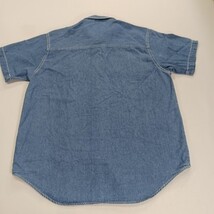 Bobbie Brooks BB159E Women's Blue Denim Floral Embroidered  Button Up Shirt Sz M image 13