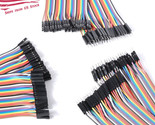 3 X 40Pin 20Cm Dupont 1P-1P Wire Jumper Cables Pin-Pin Pin-Socket Socket... - $12.34