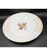 1880s Haviland &amp; Co Limoges Moss Rose Porcelain Cake Plate Antique Floral - $39.77