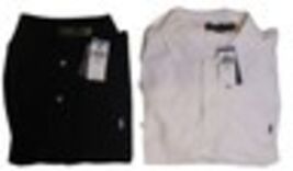 POLO RALPH LAUREN BIG &amp; TALL BLACK WHITE BLUE AQUA SOFT TOUCH INTERLOCK ... - $56.35