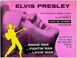Love Me Tender - 1956 - Movie Poster - £26.01 GBP
