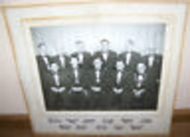 c1950 VINTAGE ROCHESTER NY IOOF ODD FELLOWS LODGE GROUP PHOTO - £19.45 GBP