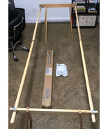 Vintage Sears Roebuck  Wooden Stand Stock Number 25-4811 Quilting Frame ... - $171.56 CAD