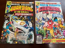 1976 Marvel Guardians Of The Galaxy #4 and #5 Comic Books (water damage) - £15.82 GBP