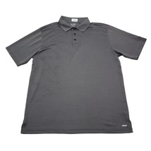 Champion Shirt Mens Medium M Gray Golf Polo Lightweight Stretch Outdoor ... - $18.69