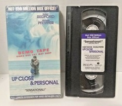 Up Close and Personal VHS Robert Redford Michelle Pfeiffer Rare Screener - £16.67 GBP