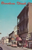 Bourbon Street New Orleans Louisiana LA Postcard C36 - £2.38 GBP