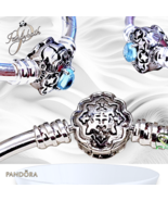 PANDORA 925 Disney Aladdin Princess Jasmine Bangle Bracelet Size 19 US S... - $104.80 CAD