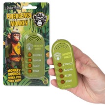 Emergency Monkey - 4 Sounds: Excited, Banana, Alert &amp; Fight - Fun Gag Gift - £11.77 GBP