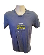 NYRR 5th Avenue Mile Run for Life Adult Small Gray TShirt - £11.94 GBP