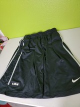 Lebron James Basketball Shorts Nike Dri Fit Black Mens Large Athletic Pockets - £27.10 GBP