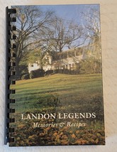 Landon Legends Memories &amp; Recipes Spiralbound Hardcover Signed By Mary B... - £37.96 GBP