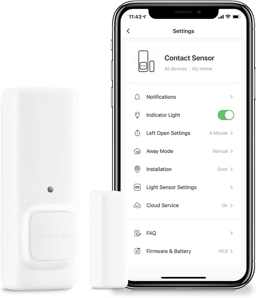 Switchbot Door Alarm Contact Sensor - Smart Home Security Wireless Windo... - $31.64