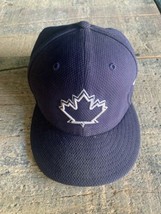 New Era 59Fifty Toronto Blue Jays Fitted Hat 6 5/8 Pre Owned Free Shipping - £6.12 GBP