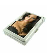 British Pin Up Girls D18 Cigarette Case with Built in Lighter Metal Wallet - $20.74