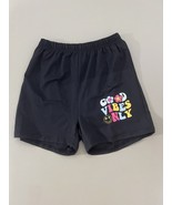 SHEIN Girls Shorts Size 11Y Black “Good Vibes Only” - $182.32 MXN