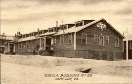 Ww I Era U.S Military Y.M.C.A Building No. 53 Camp Lee ,Va Postcard BK51 - £6.32 GBP