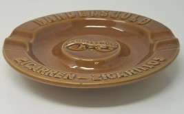 Ashtray Handelsgold Zigarren Zigarillos Table Caramel Brown Ceramic Vintage - £13.53 GBP