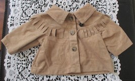 Boyds Bears Western Shirt Fringed Suede Look - £8.60 GBP