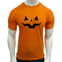 Nwt Halloween Pumpkin Face Scary Dark Horror Graphic Men&#39;s Short Sleeve T-SHIRT - £10.02 GBP