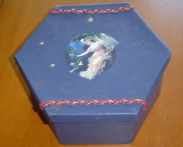 Handcrafted  Angel Gift or Storage Box NWOT - £11.94 GBP