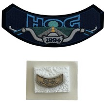 Harley-Davidson Owners Group H.O.G. HOG 1994 Patch &amp; Pin Set NOS - £58.04 GBP