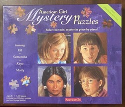American Girl Mystery Puzzles Family Puzzle 4 Set Glow In Dark + Bonus Book! - £10.36 GBP