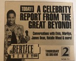 Talk Show The Bertice Berry Show  Tv Guide Print Ad WSB-TV Tpa14 - $5.93