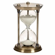 Triangle Bracket Copper Hourglass 15/30/60 Minutes Sandglass Timers Kitchen Cook - £21.46 GBP
