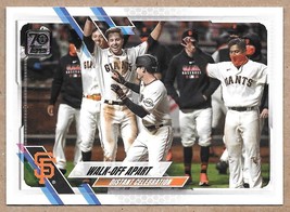 2021 Topps 70th Anniversary Celebration #258 Walk-Off Apart San Francisco Giants - £1.91 GBP