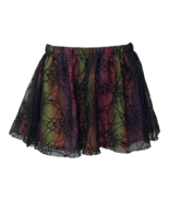 Girls Mesh Rainbow Skirt Tutu Size 2T Black Lined - £12.23 GBP