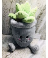 Silver One Potted Plant Plush - Succulent Plush 9 Inches Tall New W/No Tags - $87.99
