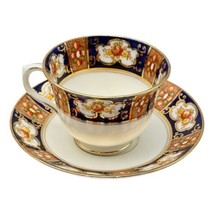 Royal Albert Crown Imari Style Teacup Saucer  Pattern Fine China - $50.34