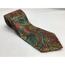 Select Handmade Paisley Necktie Multicolored Formal Business Office Church - £14.74 GBP