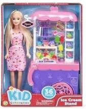 Kid Connection Ice Cream Stand Play Set With Doll, Brand New in the box - £13.14 GBP