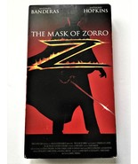 THE MASK OF ZORRO--Antonio Banderas &amp; Anthony Hopkins VHS 1998  - £2.35 GBP
